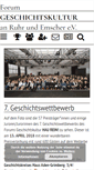 Mobile Screenshot of geschichtskultur-ruhr.de